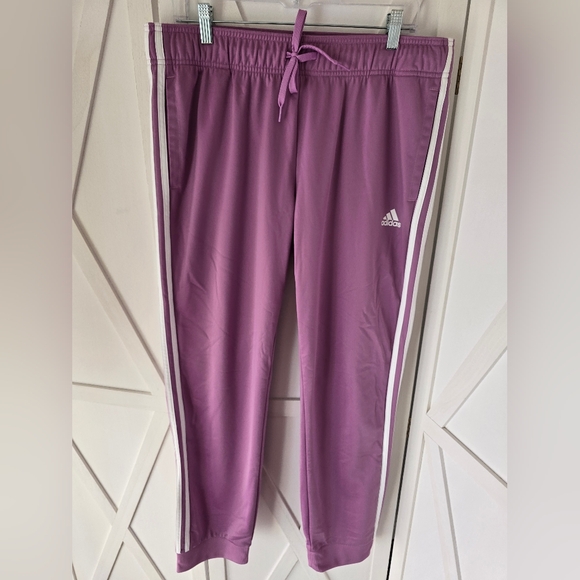 Adidas Women Standard Essentials Single Jersey 3-Stripes Jogging Pants - Picture 3 of 12